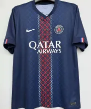 2025/26 PSG 1:1 Quality Home Blue Fans Soccer Jersey