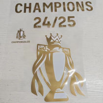 CHAMPIONS 24/25 + CHAMPIONS CUP  LFC 2024/25 利记用 (You can buy it alone OR tell us which jersey to print it on. )