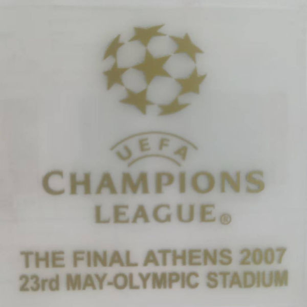 2006/07 AC Milan UEFA CHAMPIONS LEAGUE THE FINAL ATHENS 2007..... 2006/07 AC 客场用胸前 (You can buy it alone OR tell us which jersey to print it on. )