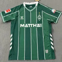 2025/26 Werder Bremen Home Green Fans Soccer Jersey