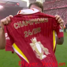 CHAMPIONS 24/25 LFC Home Player Version Soccer Jersey 2024/25 ★★ 带胸前小章 球员版