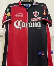 1998/99 Atlas Home Red Black Retro Soccer Jersey