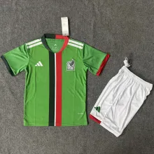 2025/26 Mexico Home Green Kids Soccer Jersey