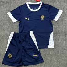 2025 Portugal Blue Training Kids Soccer Jersey