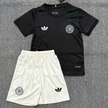 2025 Germany 125Th  Anniversary Black Kids Soccer Jersey