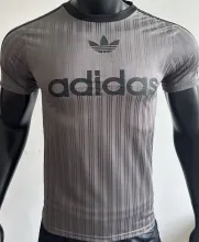 2025 AD~ Grey Retro Style Player Version Soccer Jersey