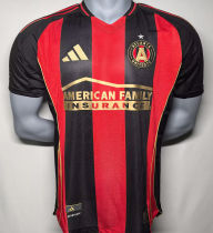 2025/26 Atlanta United Home Red Black Player Version Soccer Jersey