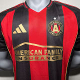 2025/26 Atlanta United Home Red Black Player Version Soccer Jersey