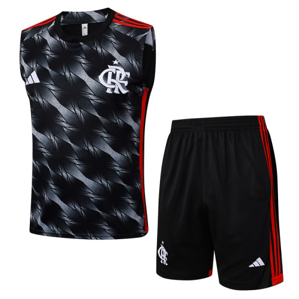 2025/26 Flamengo Black Vest Training Jersey(A Set)