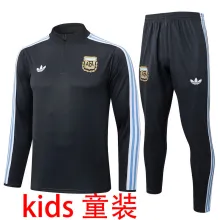 2025/26 Argentina Dark Grey Kids Sweater Tracksuit