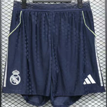 2025/26 RM Away Black Player Version Shorts Pants 球员版