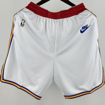 2025/26 Warriors White Retro NBA  Pants