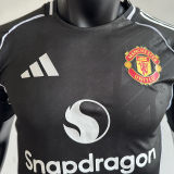 2025/26 M Utd Black Special Edition Player Version Soccer Jersey