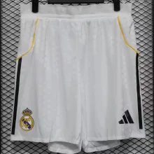2025/26 RM Home White Player Version Shorts Pants 球员版