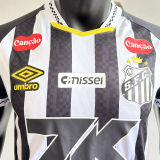 2025/26 Santos Away Player Version Soccer Jersey 带全广告