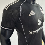 2025/26 M Utd Black Special Edition Player Version Soccer Jersey