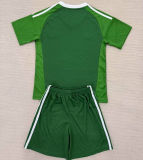 2025/26 Argentina Green Goalkeeper Kids Soccer Jersey 阿根~
