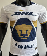 2025/26 Pumas UNAM Home White Player Version Soccer Jersey