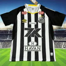 2025/26 Santos Away Fans Soccer Jersey 带全广告
