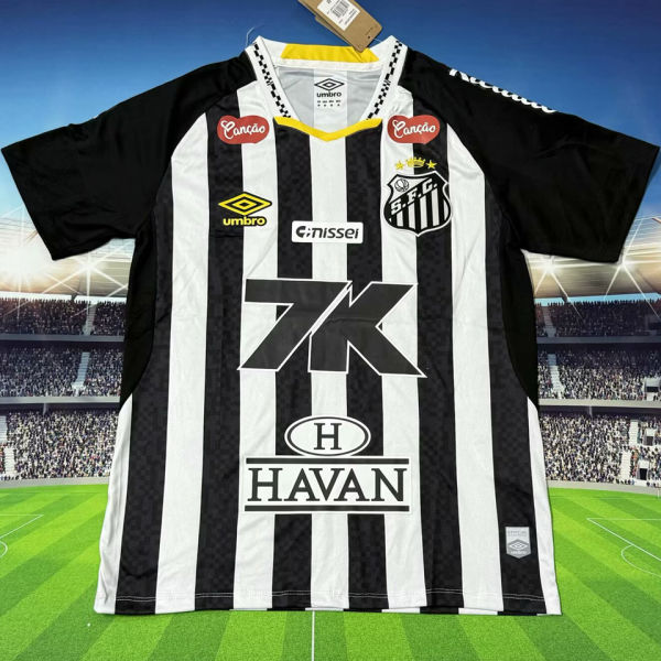 2025/26 Santos Away Fans Soccer Jersey 带全广告