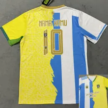 NAMA KAMU #10  Argentina x Brazil Special Edition Fans Soccer Jersey