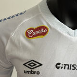 2025/26 Santos Home White Player Version Soccer Jersey 带全广告