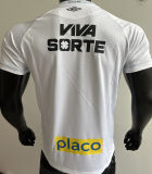 2025/26 Santos Home White Player Version Soccer Jersey 带全广告