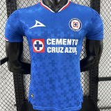 2025/26 Cruz Azul Home Blue Player Soccer Jersey