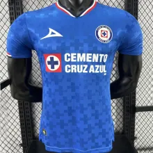 2025/26 Cruz Azul Home Blue Player Soccer Jersey