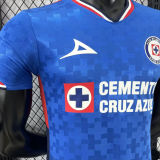 2025/26 Cruz Azul Home Blue Player Soccer Jersey