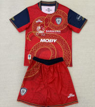 2025 Cagliari Special Edition Kids Soccer Jersey 卡利亚里