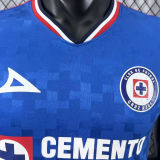 2025/26 Cruz Azul Home Blue Player Soccer Jersey