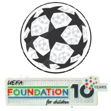 UEFA Champions Leaque Patch 2025/26  欧冠章+ 10周年公平条 (You can buy it Or tell me to print it on the Jersey )