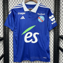 2024/25 Strasbourg Home Blue Soccer Jersey