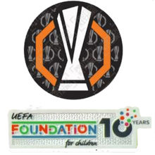 UEFA Europa League Patch 2025/26 欧联章+ 10周年公平条 (You can buy it Or tell me to print it on the Jersey )