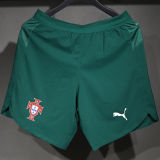 2025/26 Portugal Home Red Player Version Shorts Pants 球员版