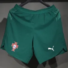2025/26 Portugal Home Red Player Version Shorts Pants 球员版