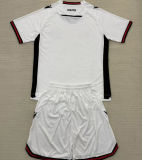 2025/26 Albania Away White Kids Soccer Jersey 阿尔巴尼亚