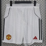 2025/26 M Utd White Player Version Shorts Pants 球员版