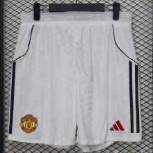2025/26 M Utd White Player Version Shorts Pants 球员版