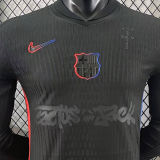 2024/25 BA x Travis Scott Away Player Version Long Sleeve Soccer Jersey 长袖 球员版 胸前 新 广告