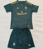 2025/26 Portland Timbers Home Kids Soccer Jersey 伐木者