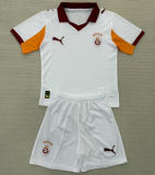2025/26 Galatasaray Away White Kids Soccer Jersey