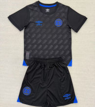 2025/26 EL Salvador Third Black Kids Soccer Jersey 萨尔瓦多