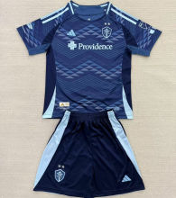 2025/26 Seattles Sounders Away Kids Soccer Jersey 西雅图海湾