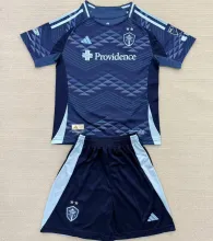 2025/26 Seattles Sounders Away Kids Soccer Jersey 西雅图海湾