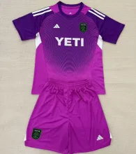 2025/26 Austin FC Goalkeeper Kids Soccer Jersey