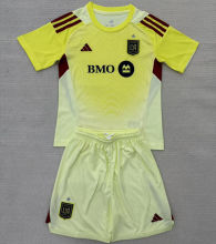 2025/26 LA Galaxy Goalkeepe Kids Soccer Jersey