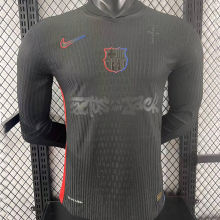 2024/25 BA x Travis Scott Away Player Version Long Sleeve Soccer Jersey 长袖 球员版 胸前 新 广告