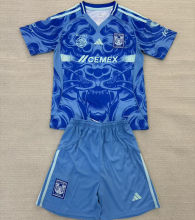 2025/26 U.A.N.L Tige Away Blue Kids Soccer Jersey